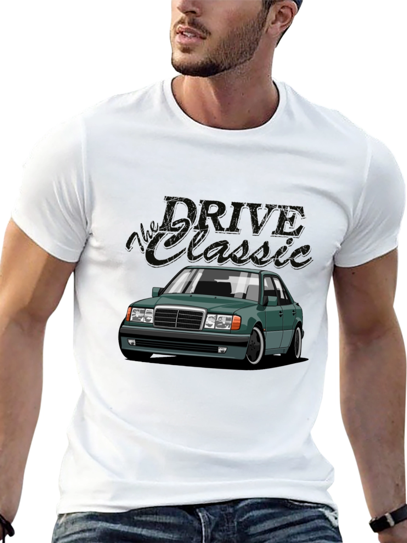 Classic Car Graphic Tee - Drive in Style!