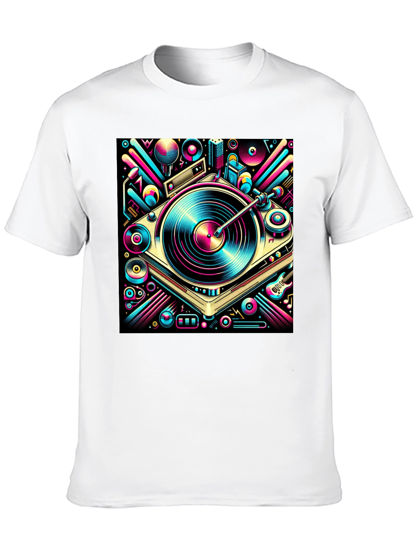 Retro Turntable Graphic Tee