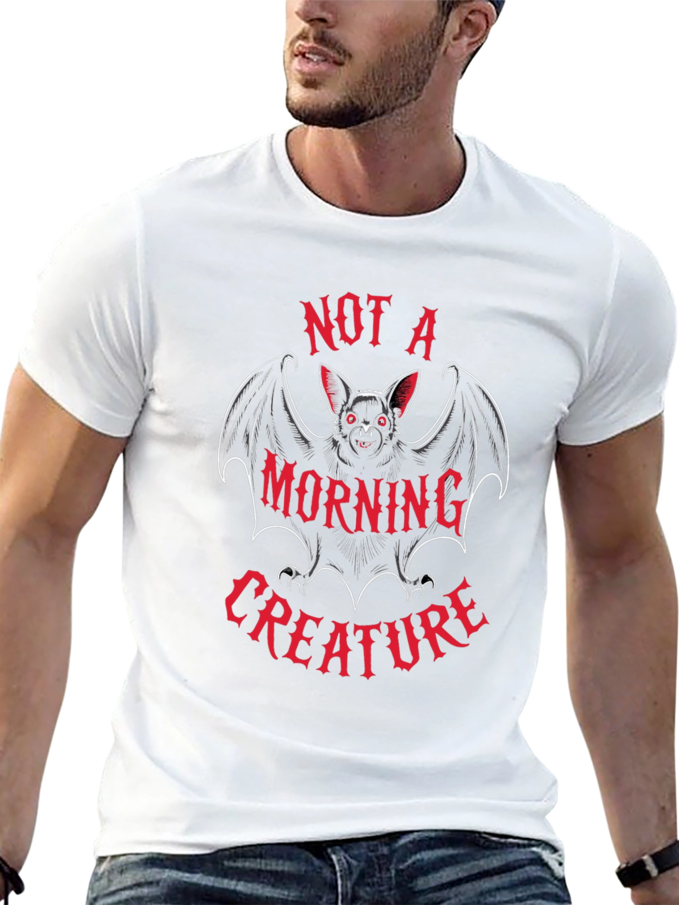 Not A Morning Creature Bat T-Shirt