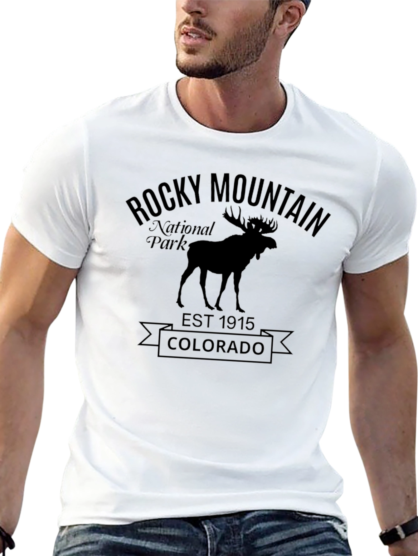 Rocky Mountain National Park Black T-Shirt