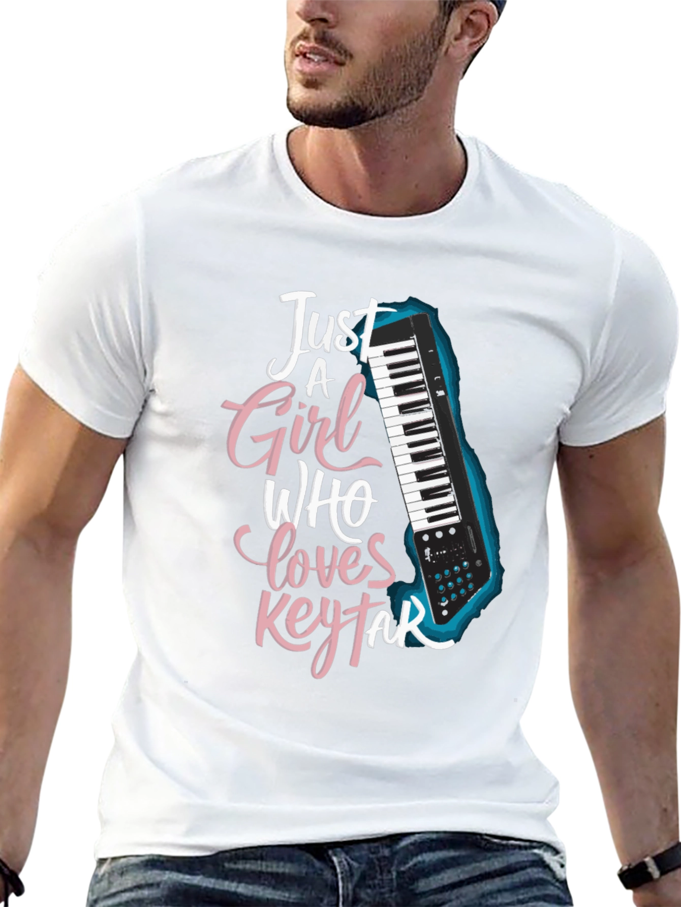 Just A Girl Who Loves Keytar T-Shirt