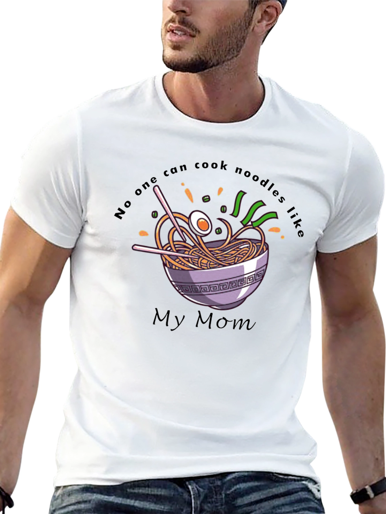 Noodles My Mom T-Shirt - Comfort Tee