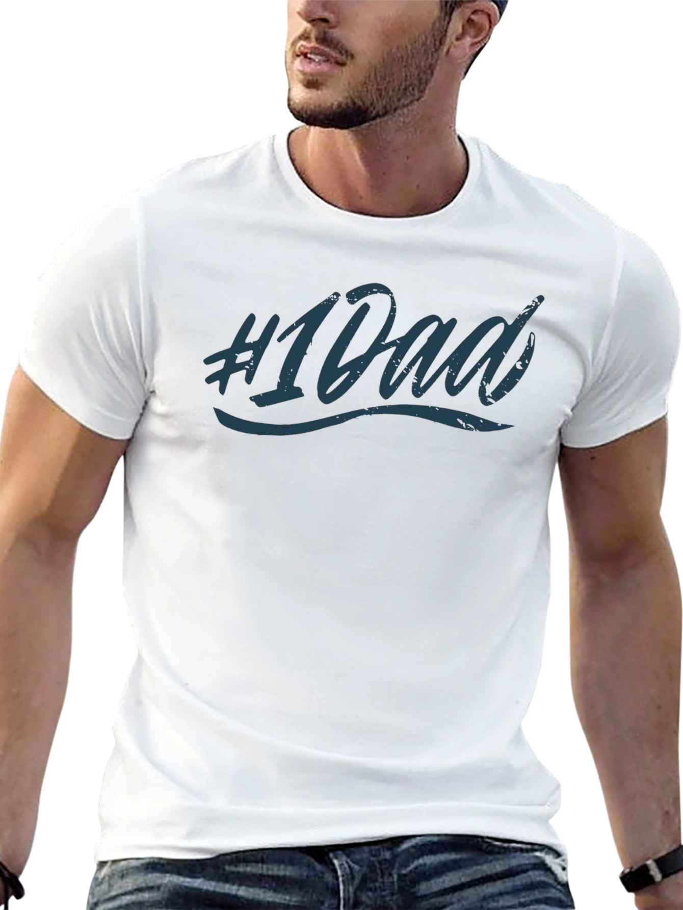 Cool #1 Dad T-Shirt - Fathers Day Gift