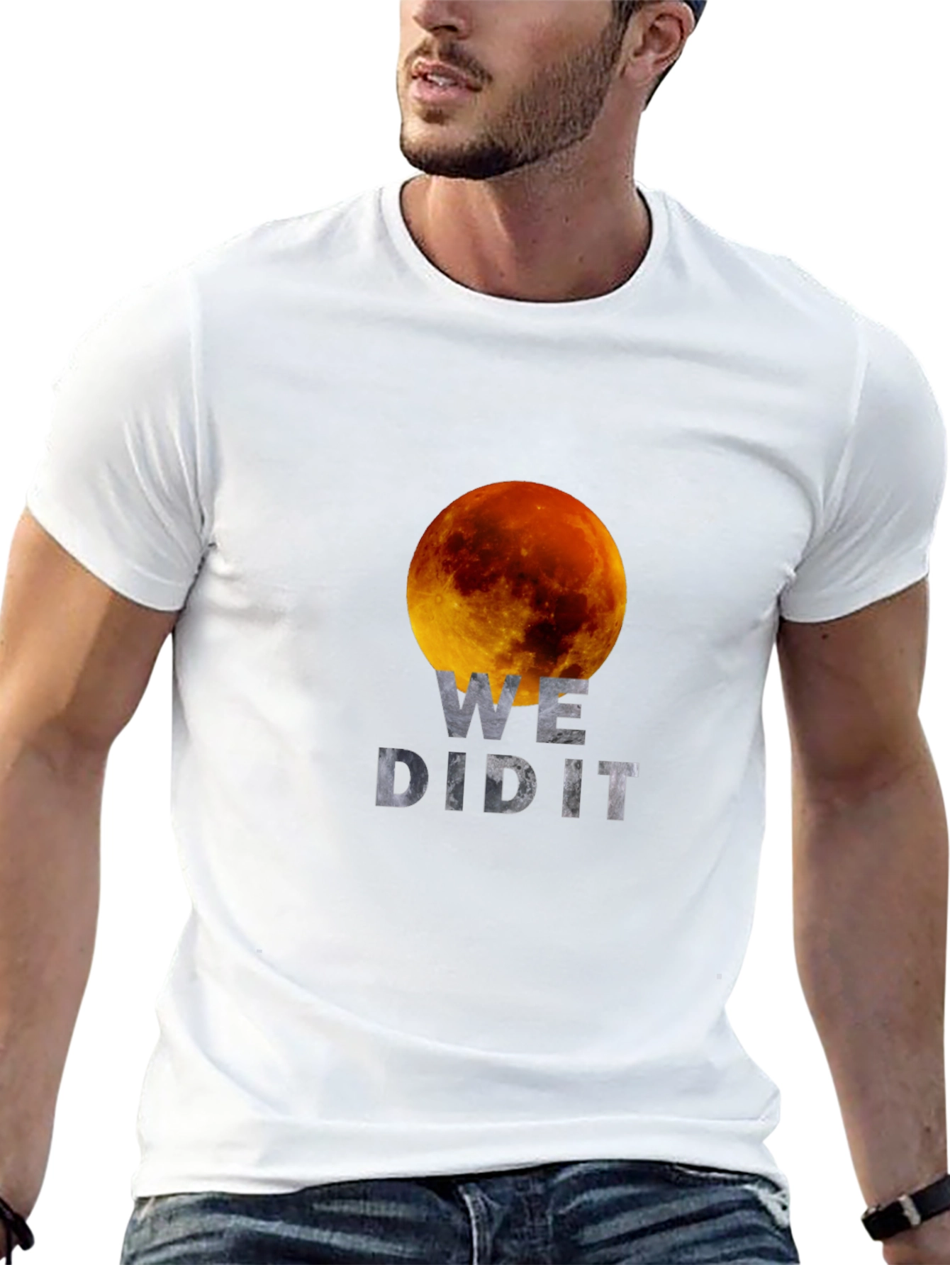 We Did It! Lunar Eclipse Graphic T-Shirt