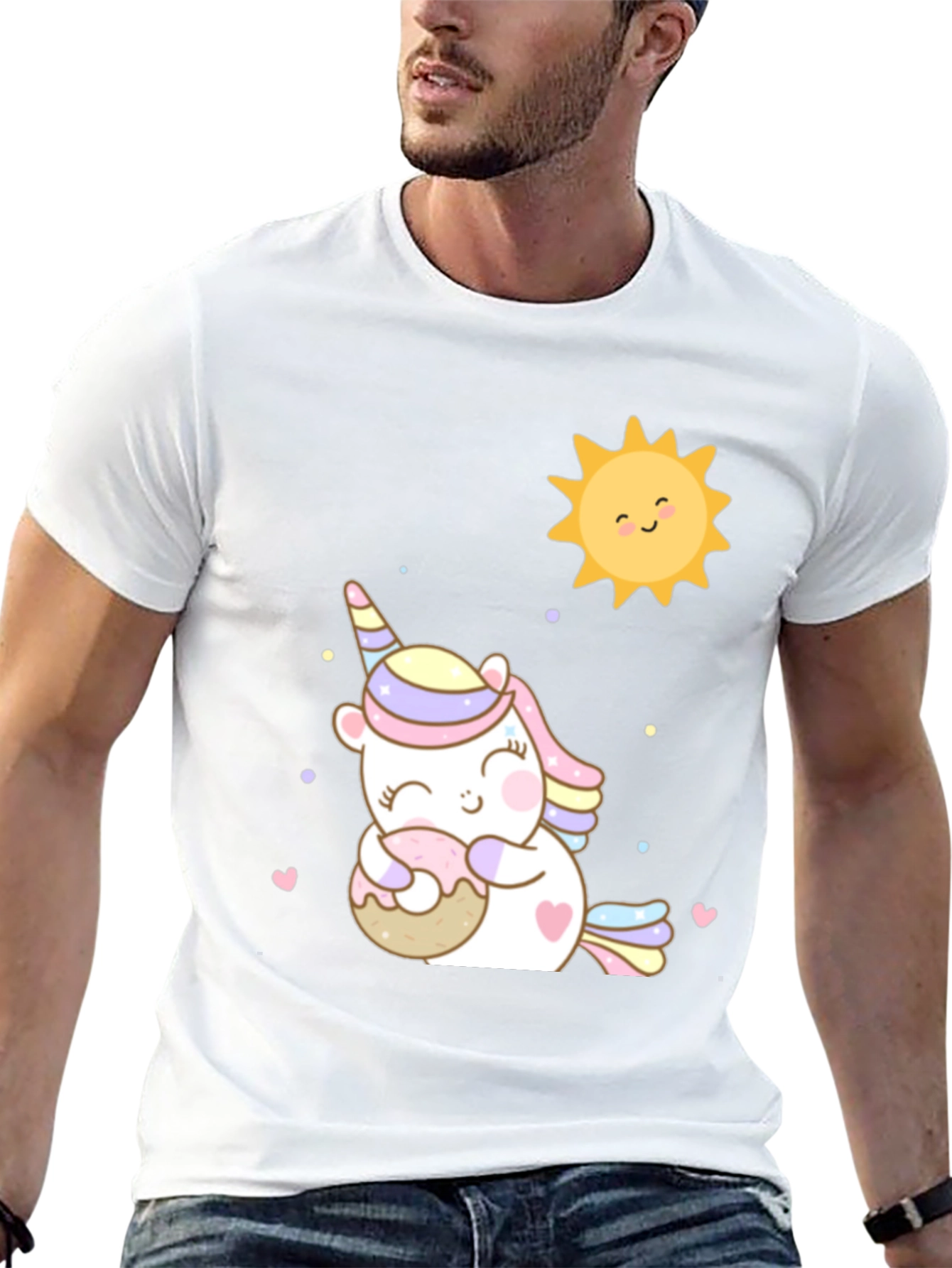 Unicorn & Donut Graphic Tee