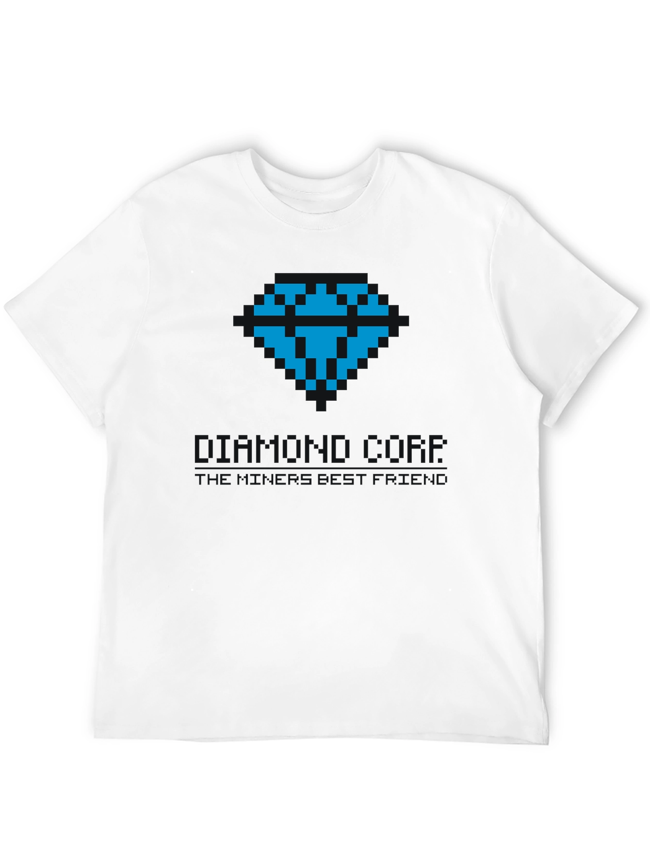 Pixel Art Diamond Tee - Classic Gamer Style