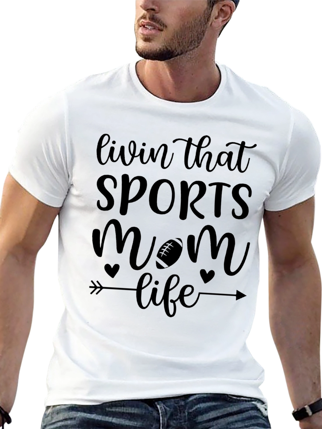 Sports Mom Life Graphic Tee