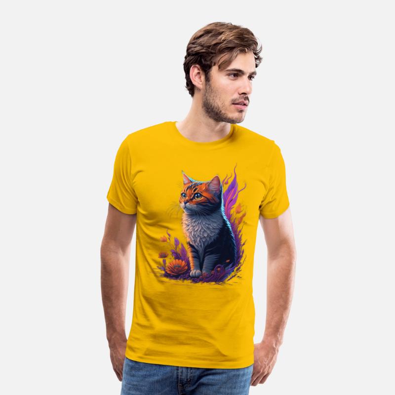 Adorable cute colorful cat