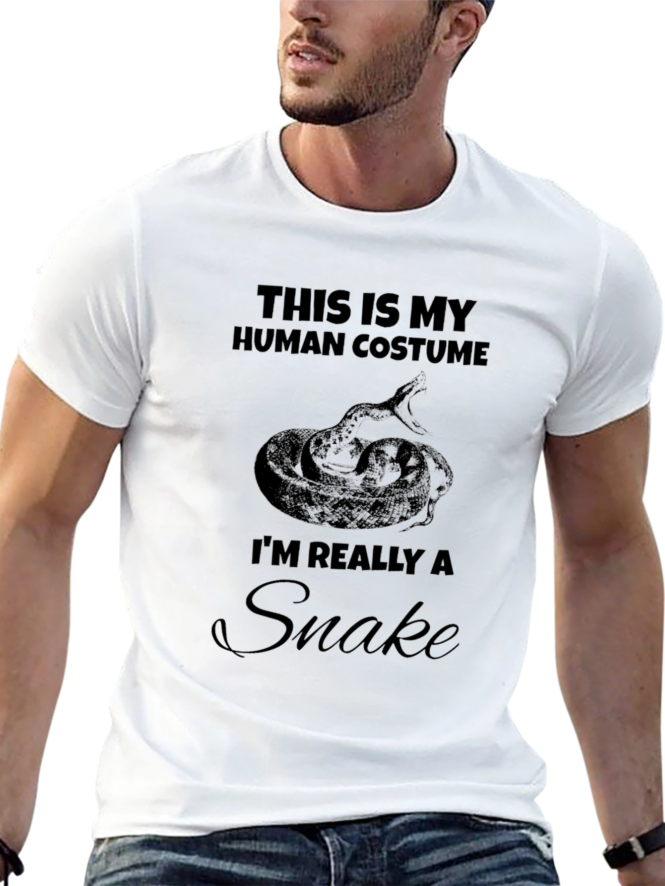 Human Costume Snake T-Shirt