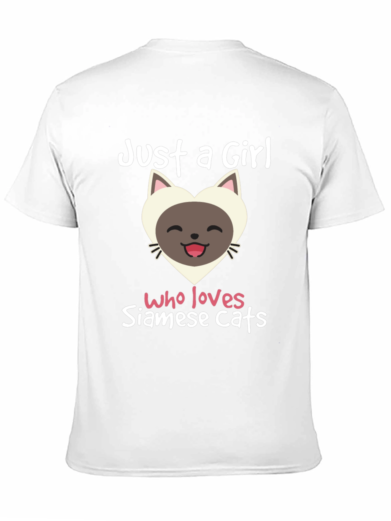 Just A Girl Who Loves Siamese Cats T-Shirt