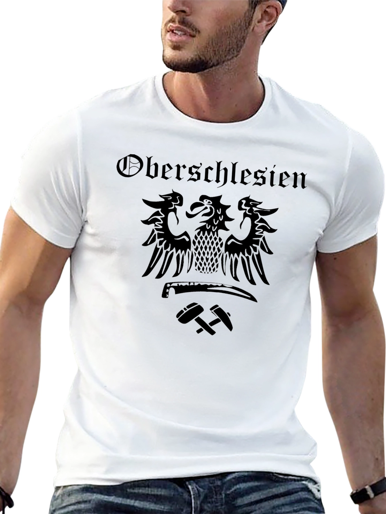 Oberschlesien Graphic Tee - Black