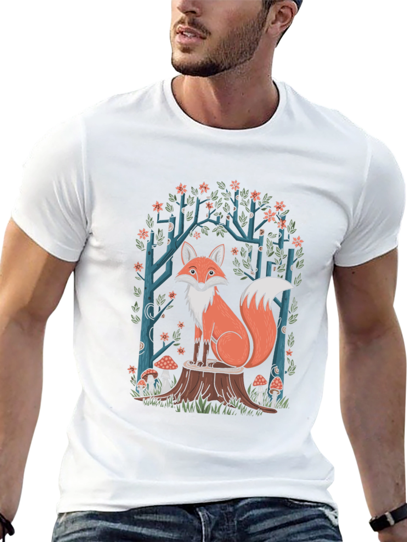 Fox in Woods Graphic Tee