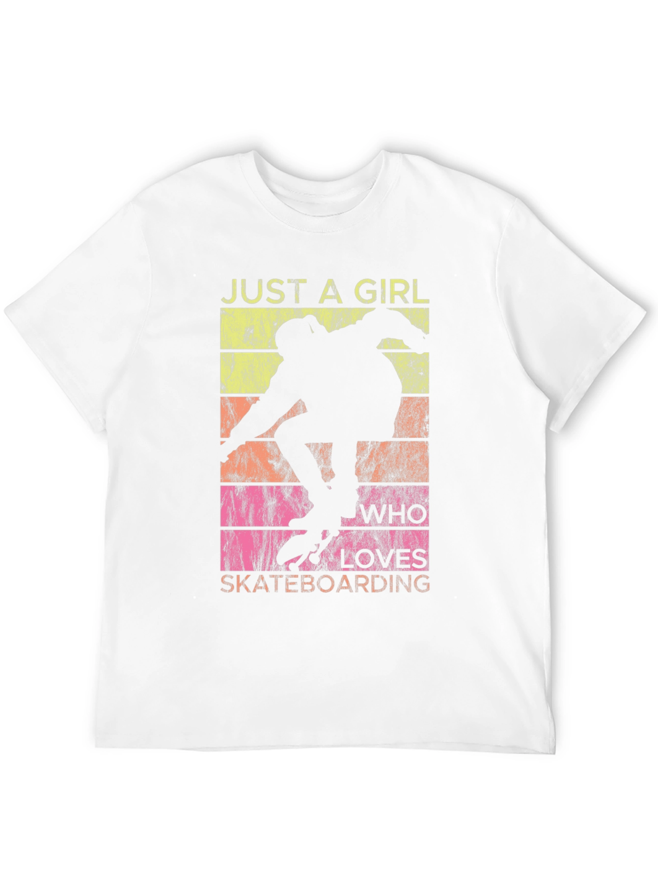 Just A Girl Who Loves Skateboarding T-Shirt