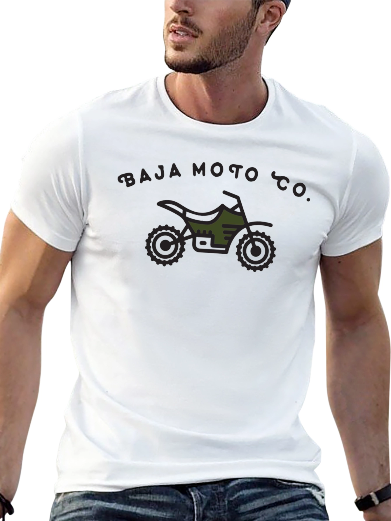 Baja Moto Co. Graphic T-Shirt - Black