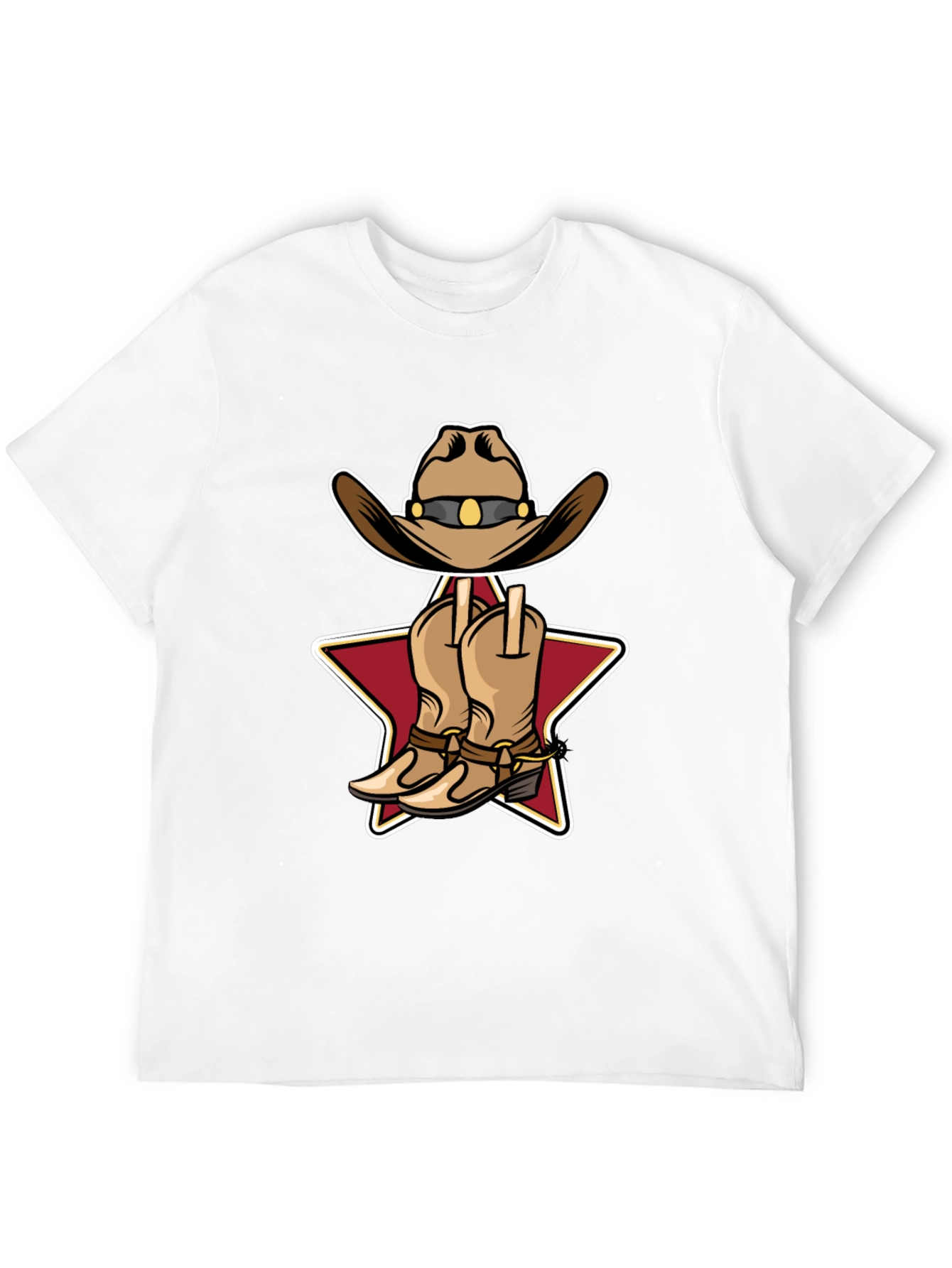 Cowboy Boots and Hat Graphic Tee