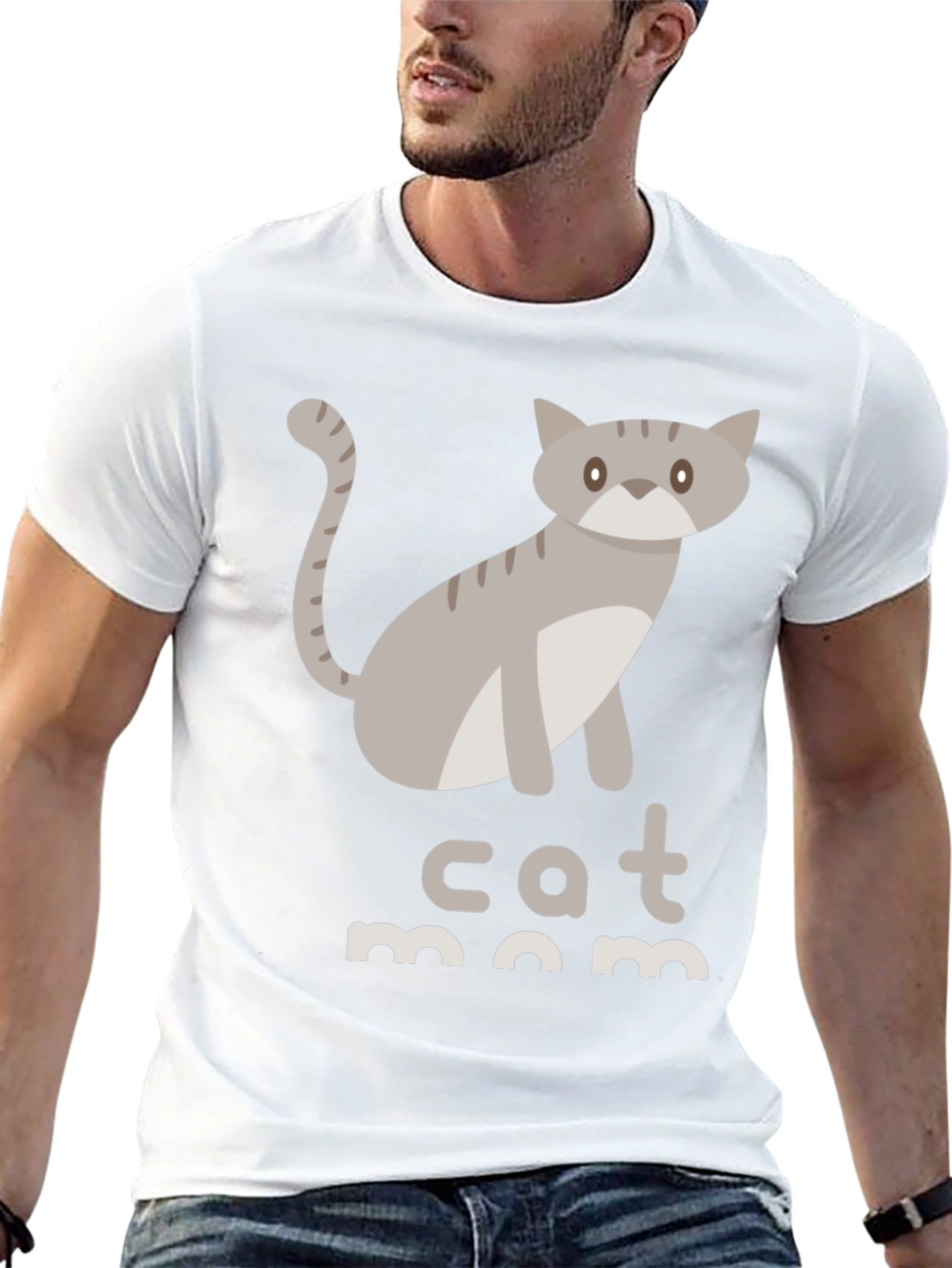 Cat Mom T-Shirt - Cute Graphic Tee