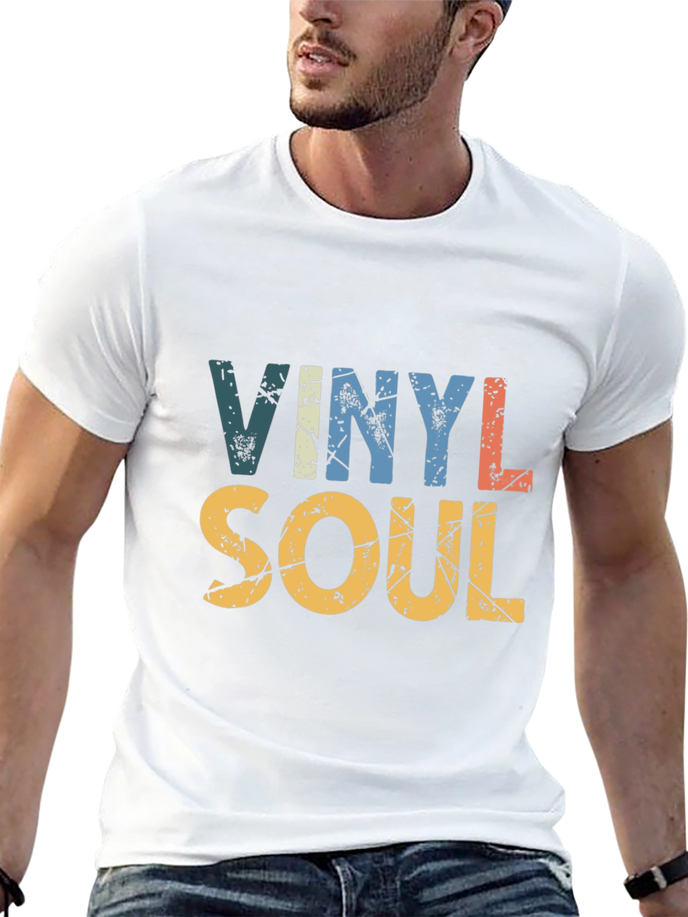 Vinyl Soul Graphic T-Shirt