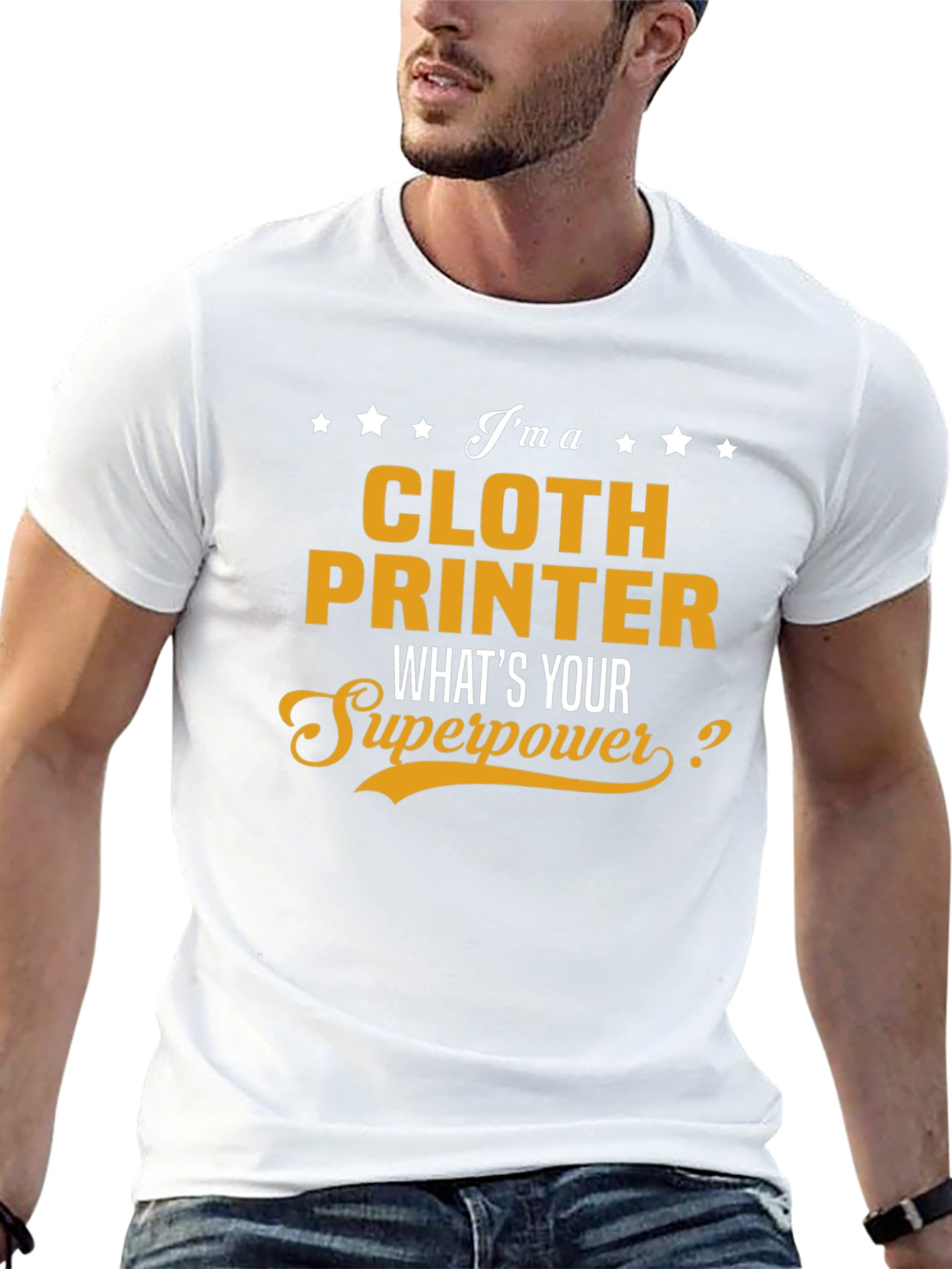 Cloth Printer Superpower T-Shirt