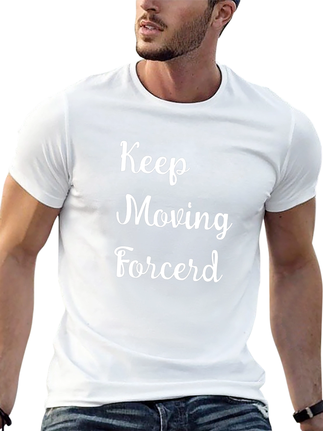 Keep Moving Forcerd Black T-Shirt