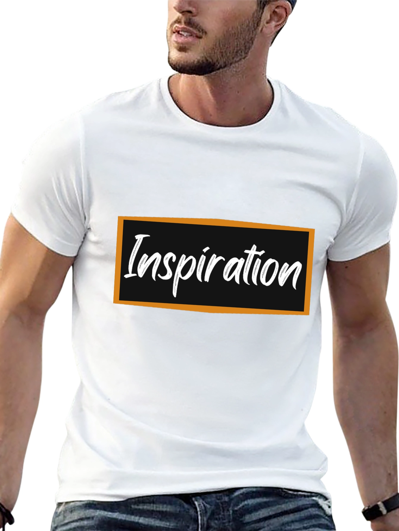 Inspiration Graphic Tee - Black Cotton T-Shirt