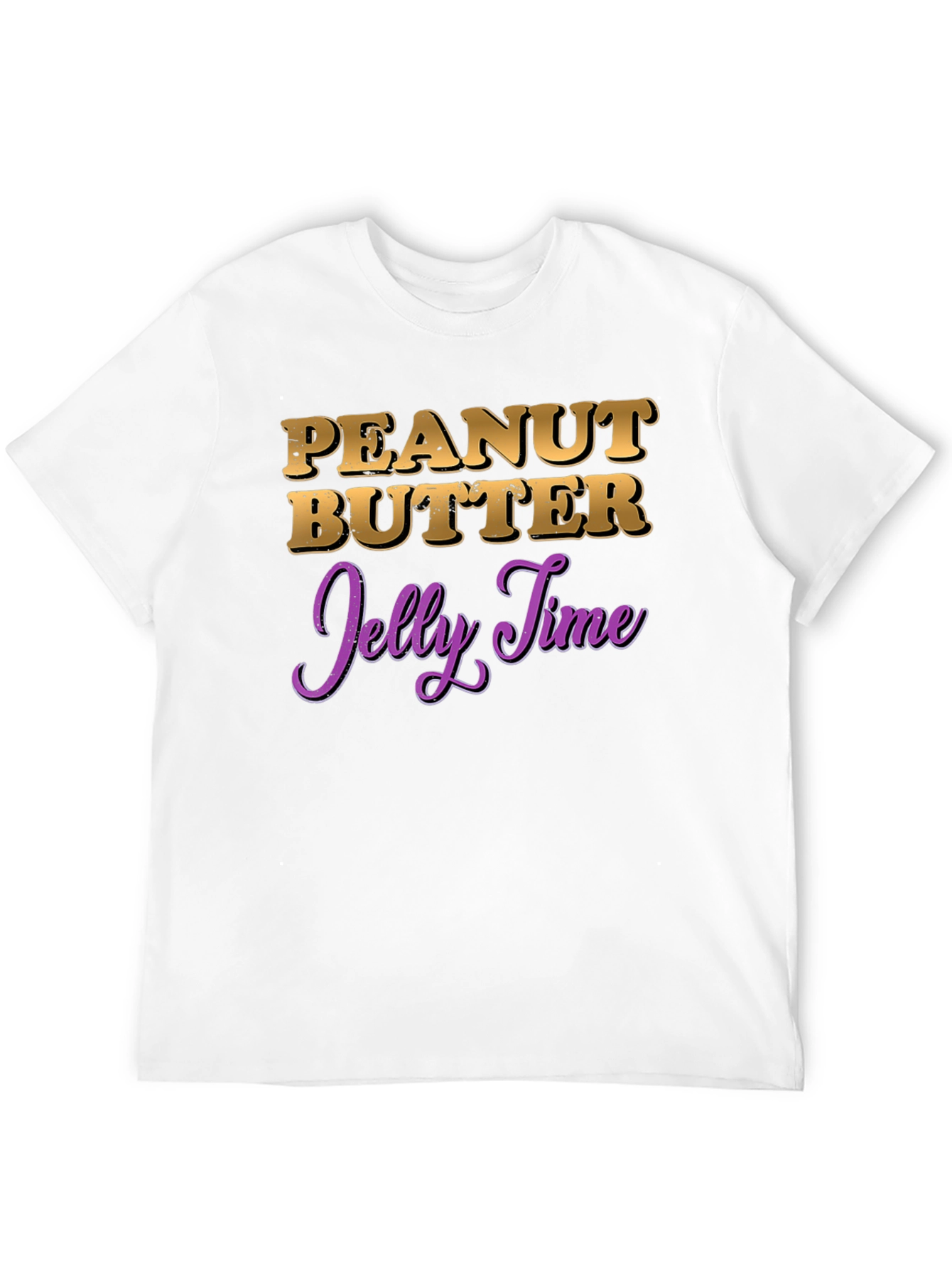 Peanut Butter Jelly Time Black T-Shirt