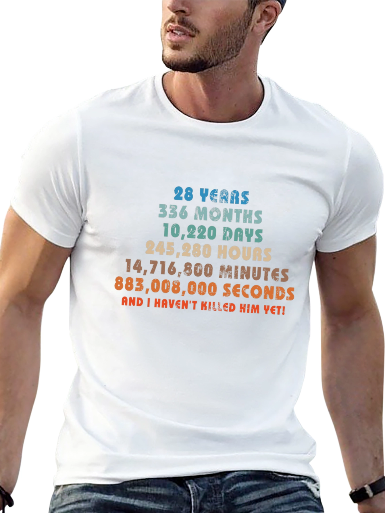 28 Years Anniversary Funny T-Shirt