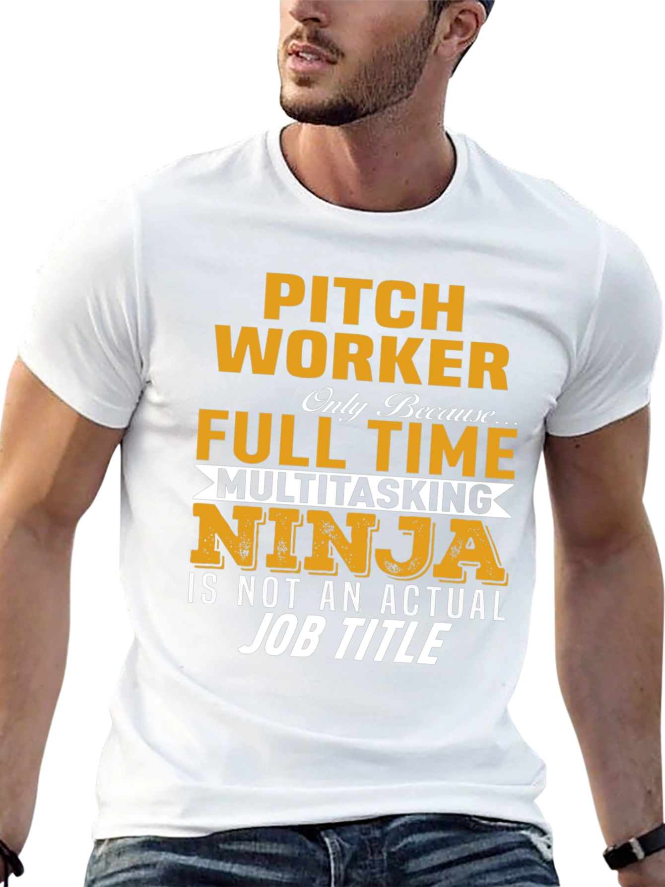 Pitch Worker Full Time Multitasking Ninja T-Shirt