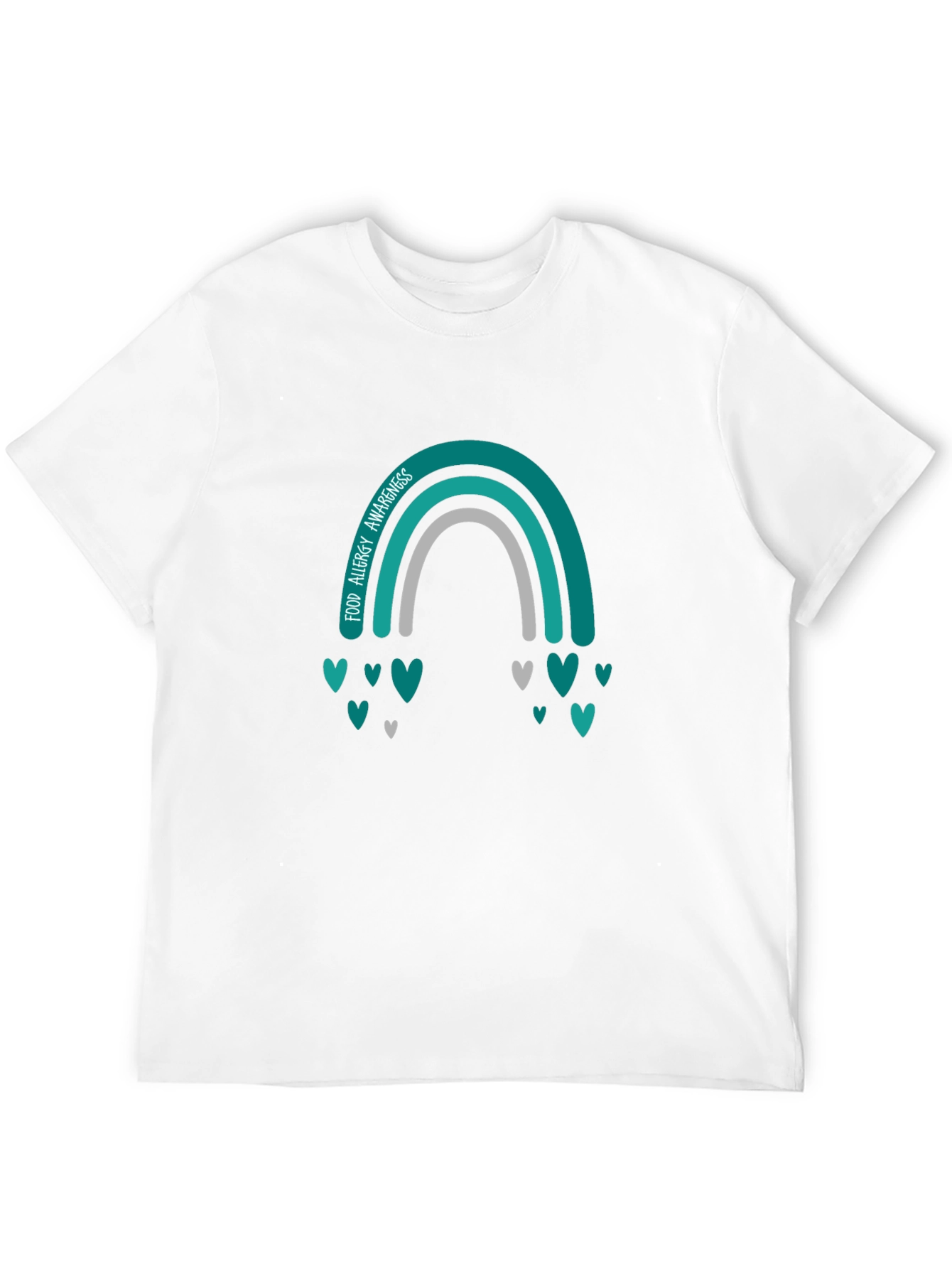 Food Allergy Awareness Rainbow T-Shirt