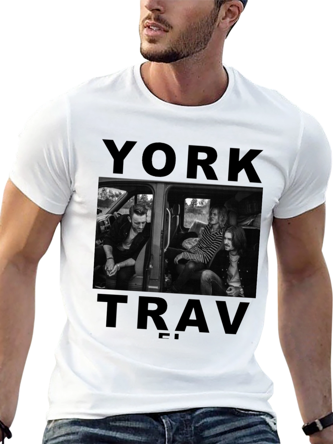 York Trav T-Shirt: Stylish Band Tee
