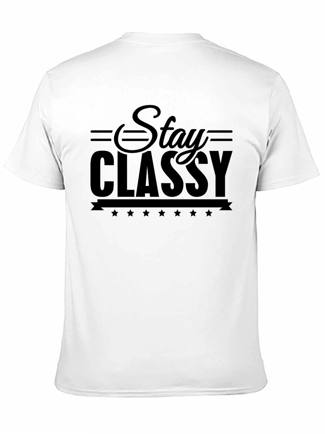 Stay Classy Graphic Tee - Mens Black T-Shirt