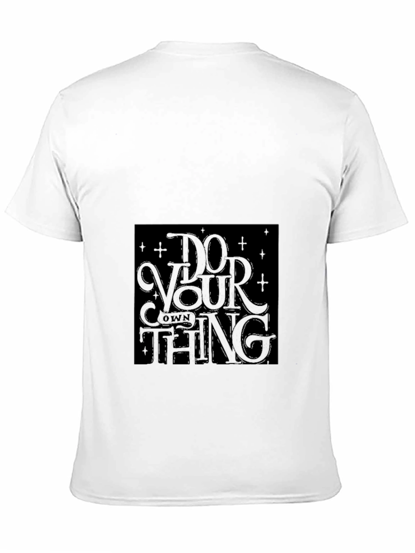 Do Your Own Thing Black Graphic Tee