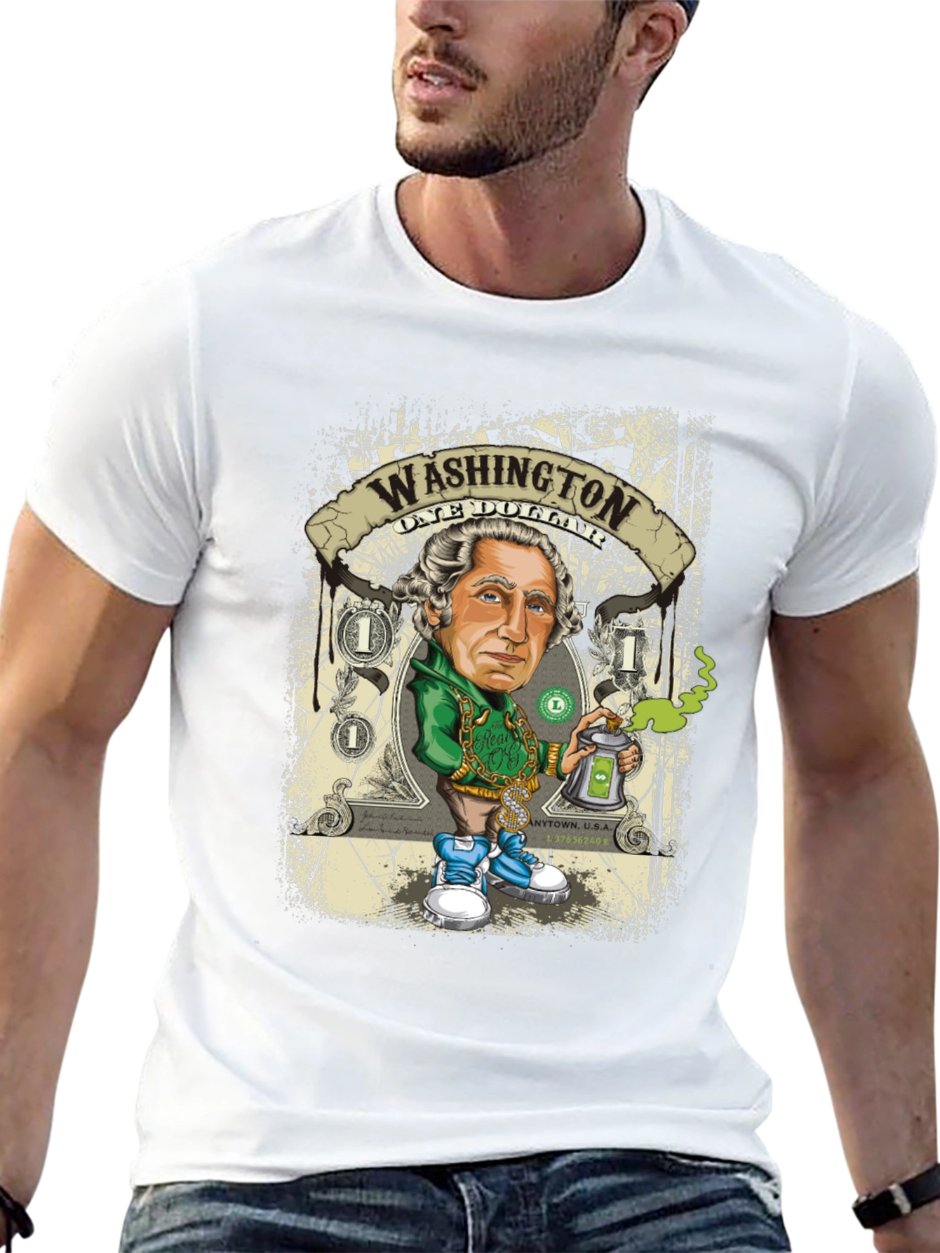 Washington Dollar Graphic Tee