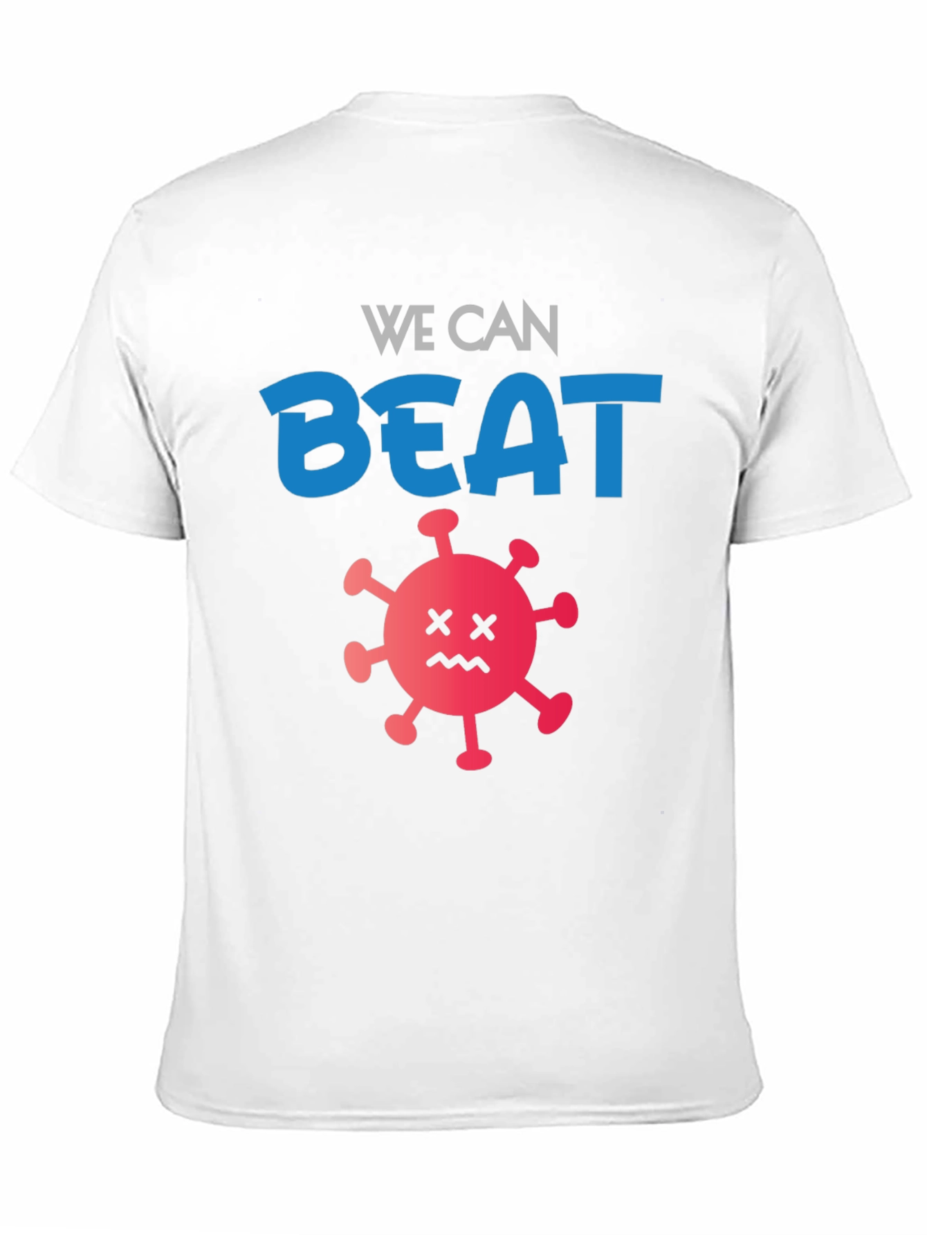 We Can Beat It Black Graphic T-Shirt