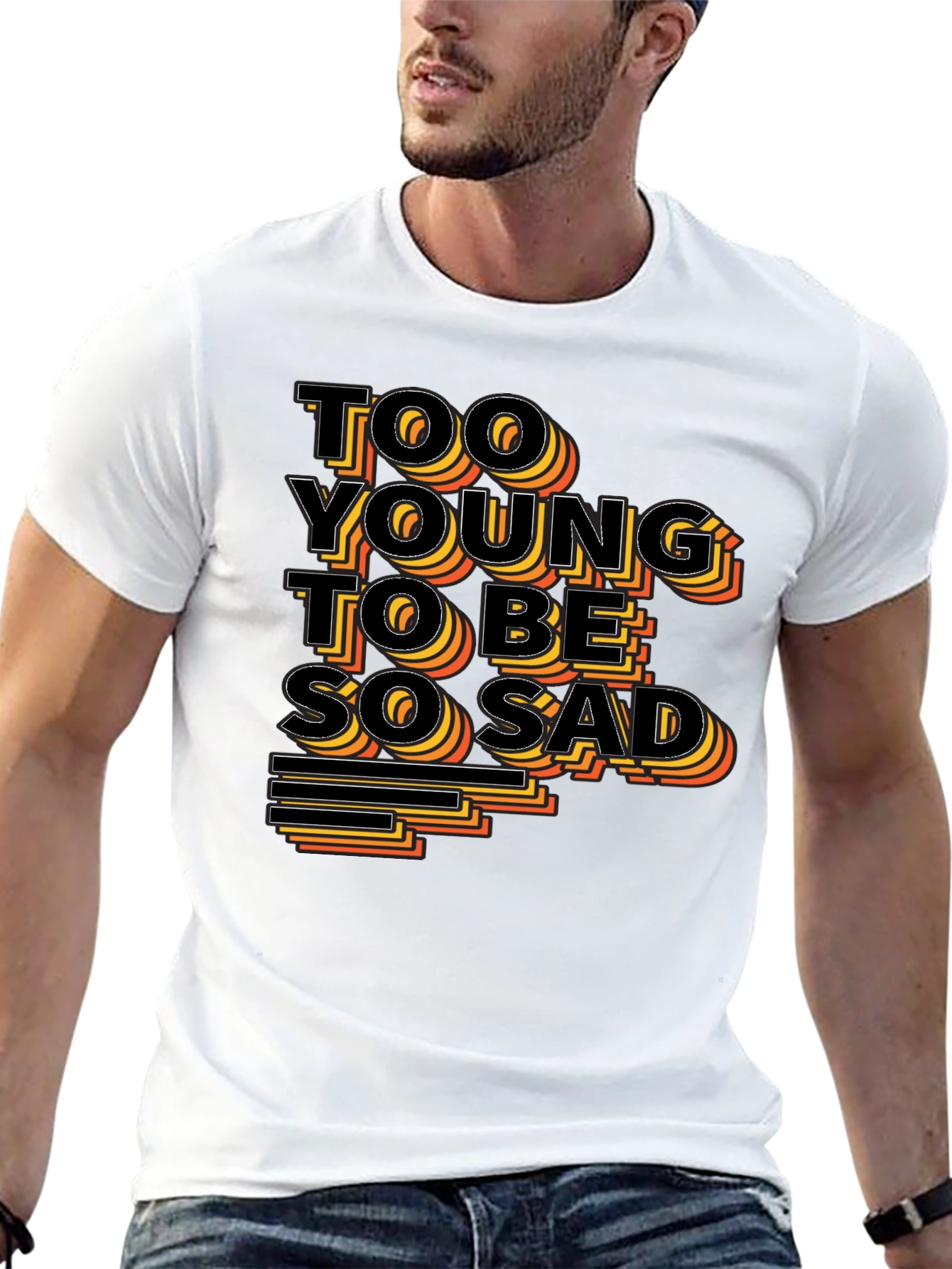 Too Young To Be So Sad Graphic Tee