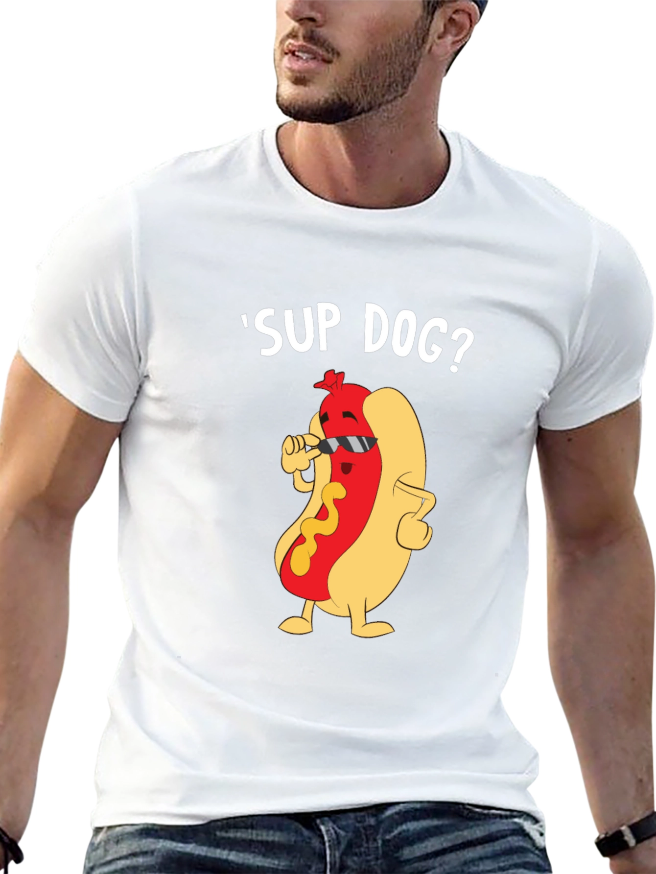 Cool Hot Dog Graphic Tee - Funny Pun T-Shirt