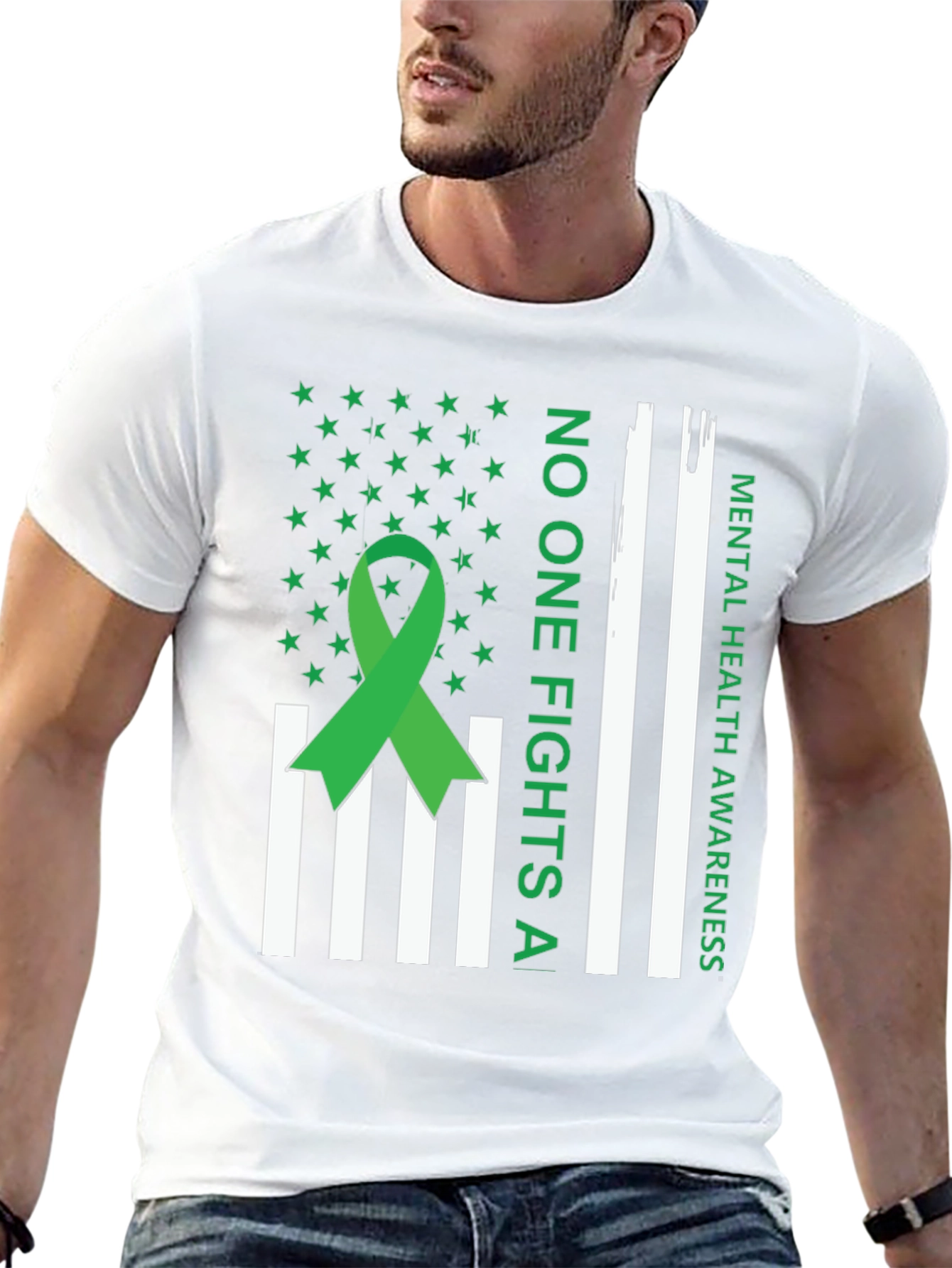 Mental Health Awareness T-Shirt: No One Fights Alone