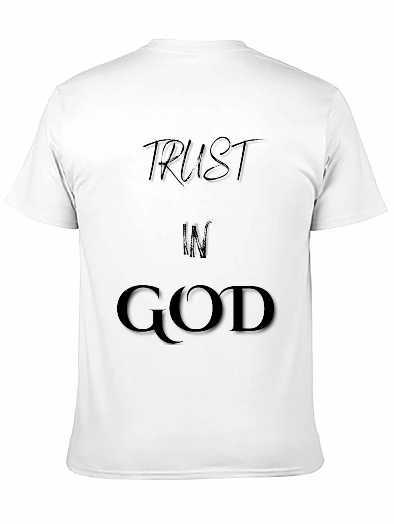 Trust In God Black Graphic Tee