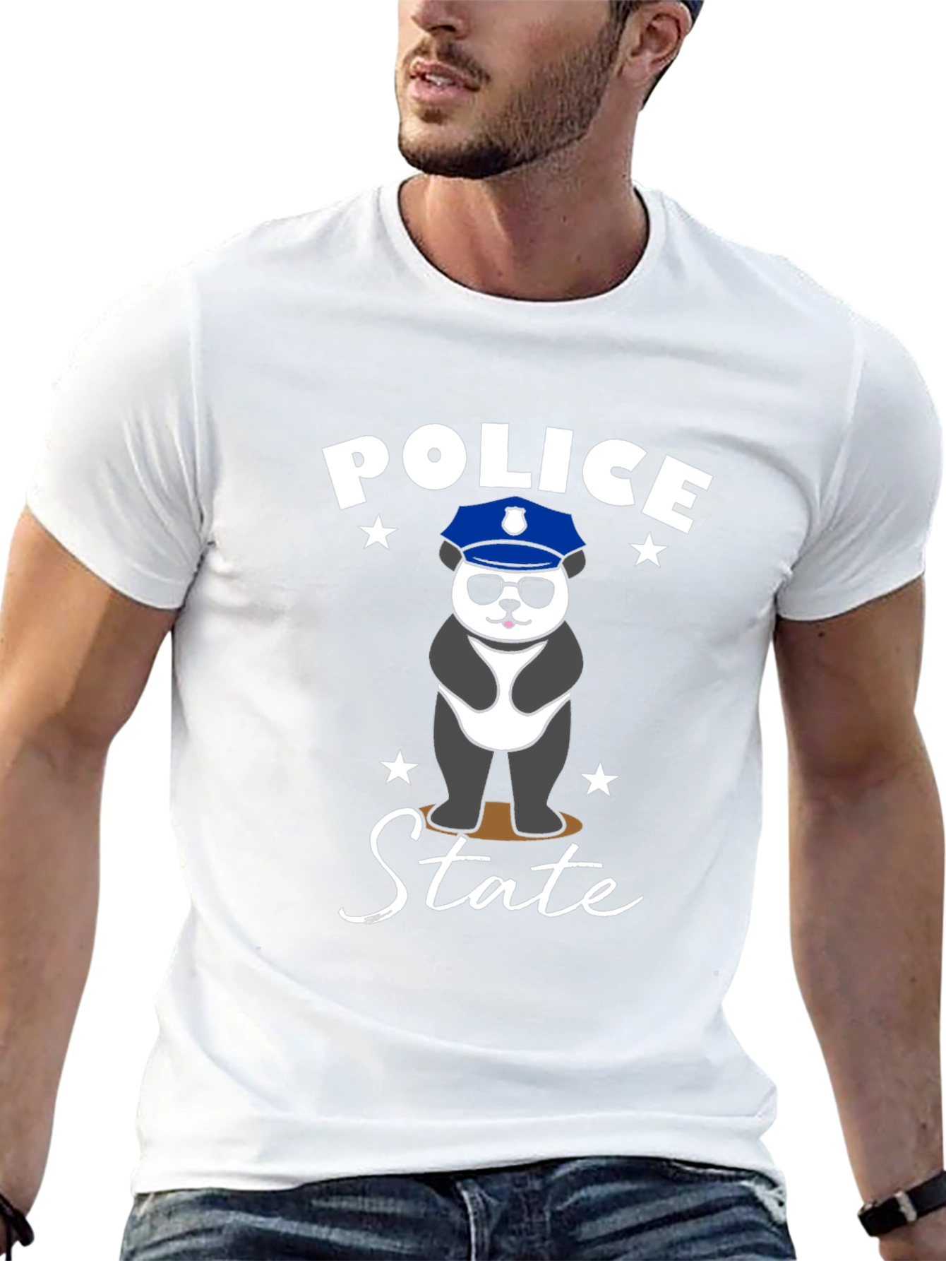 Police Panda State T-Shirt
