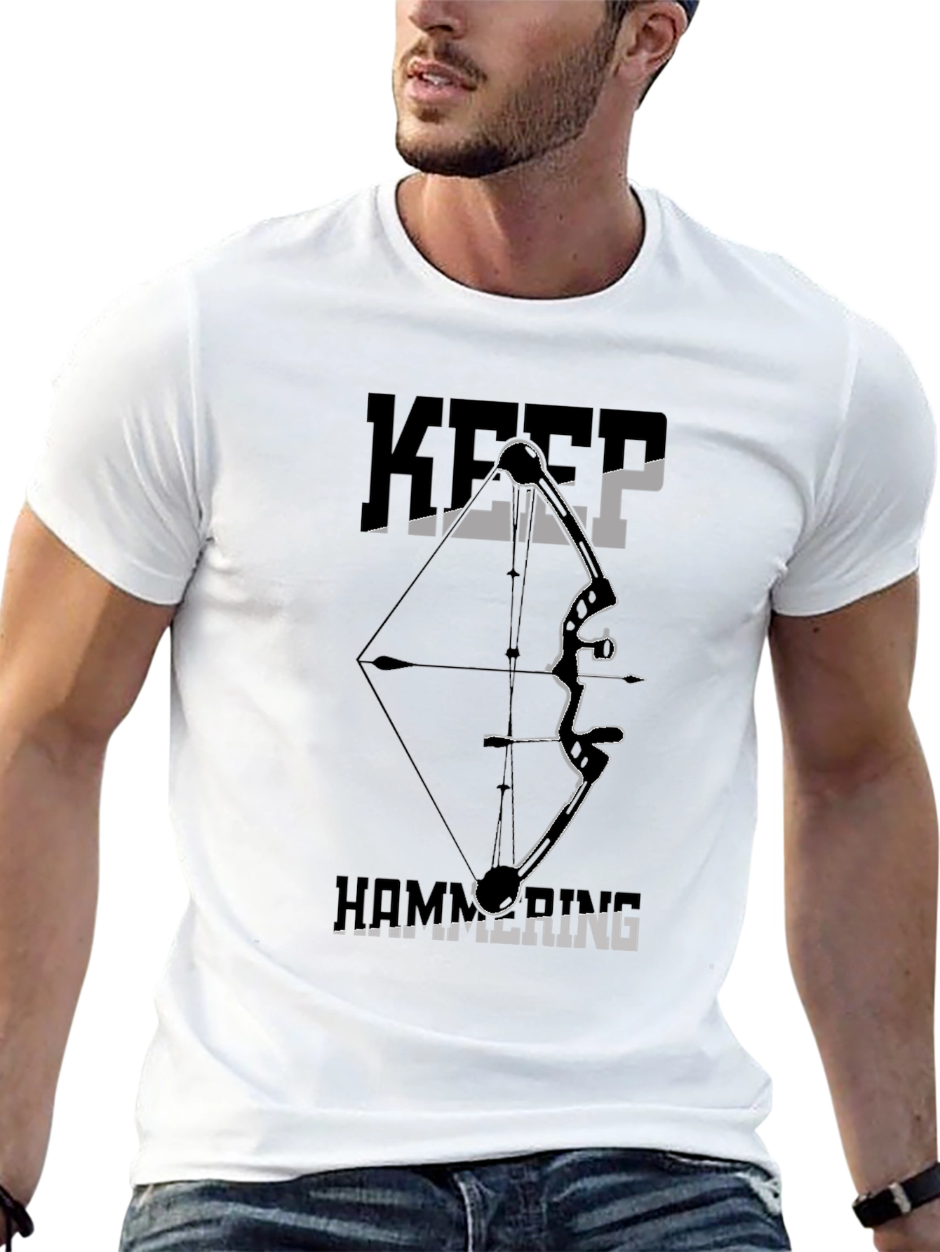 Keep Hammering Bow Hunting T-Shirt
