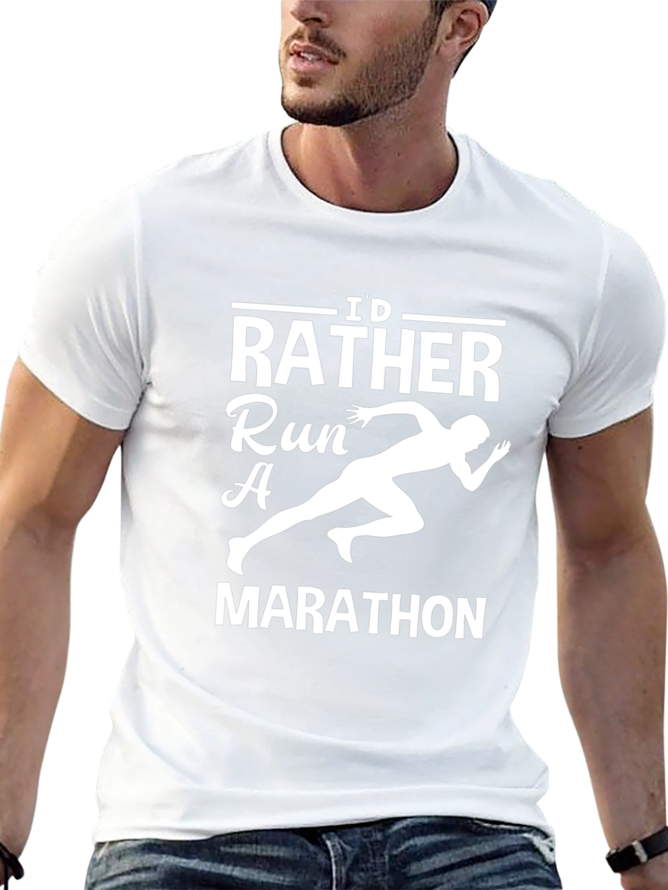 Id Rather Run a Marathon T-Shirt