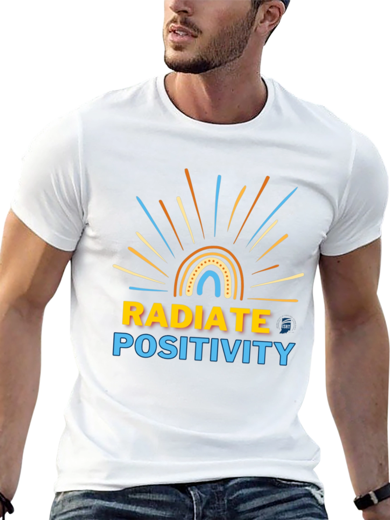 Radiate Positivity Graphic Tee - Inspiring Design