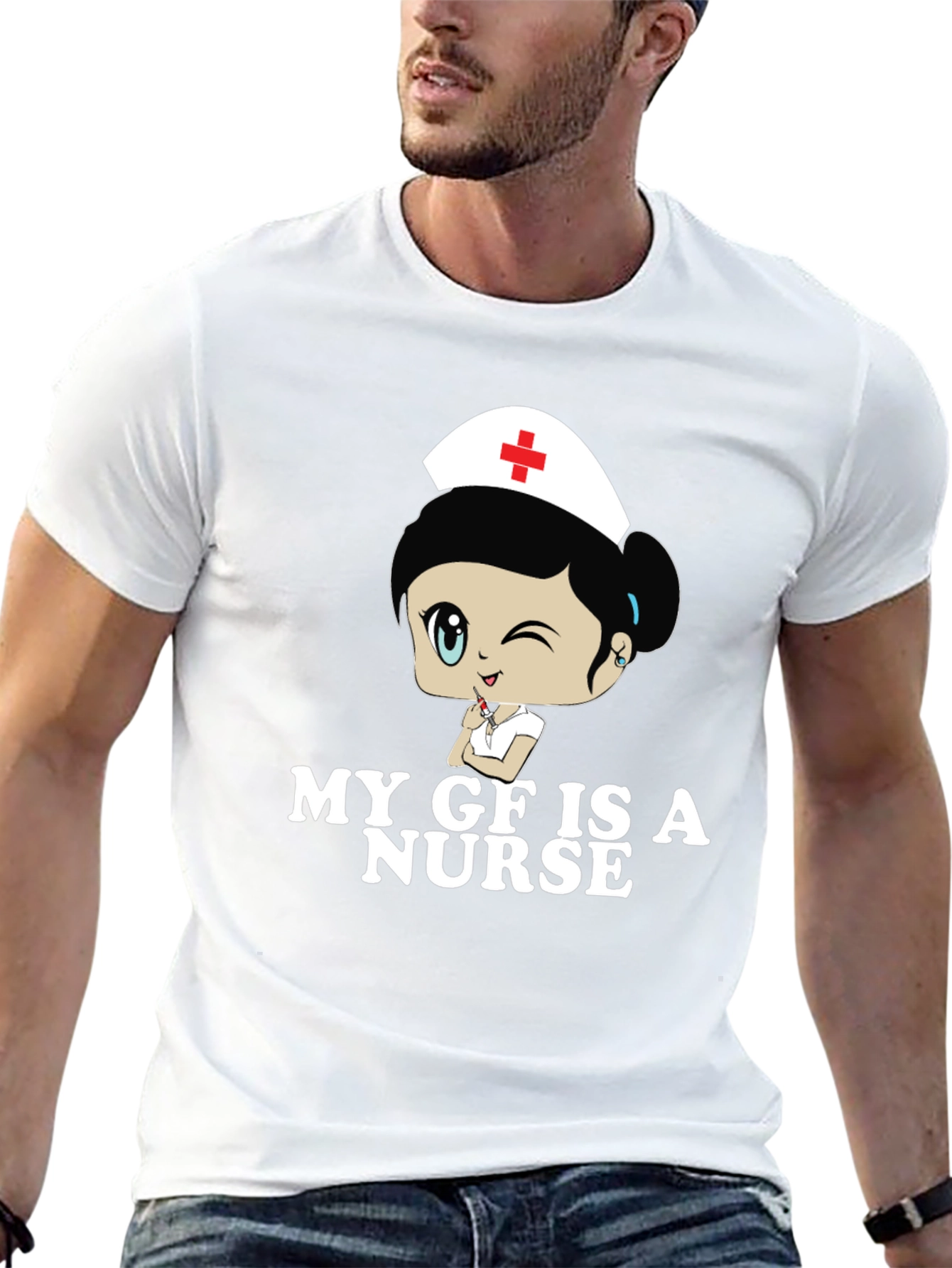 My GF is a Nurse Graphic T-Shirt