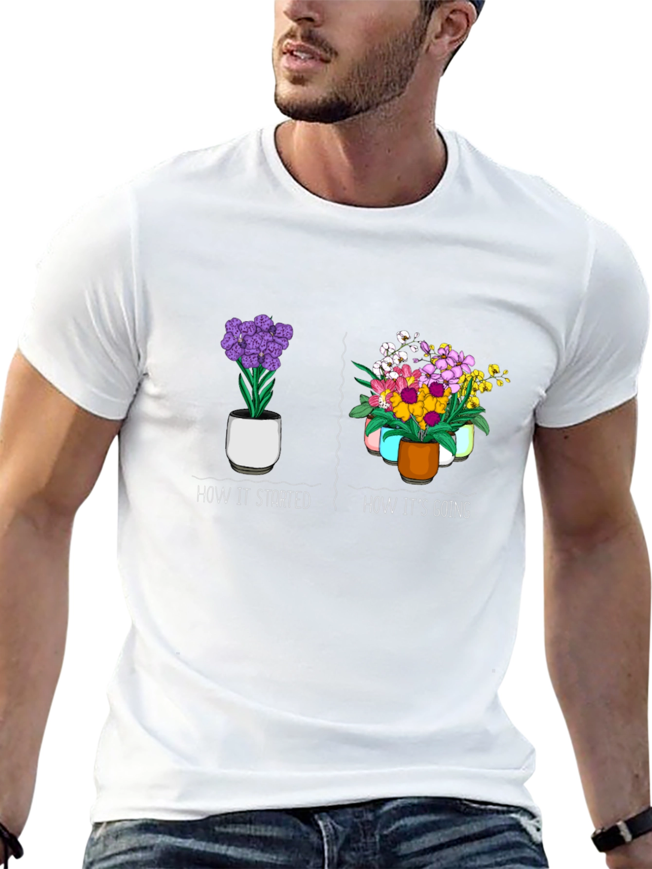 How It Started Flower T-Shirt