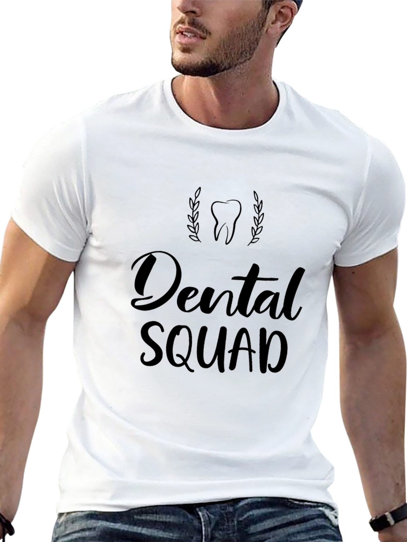 Dental Squad Black Graphic T-Shirt