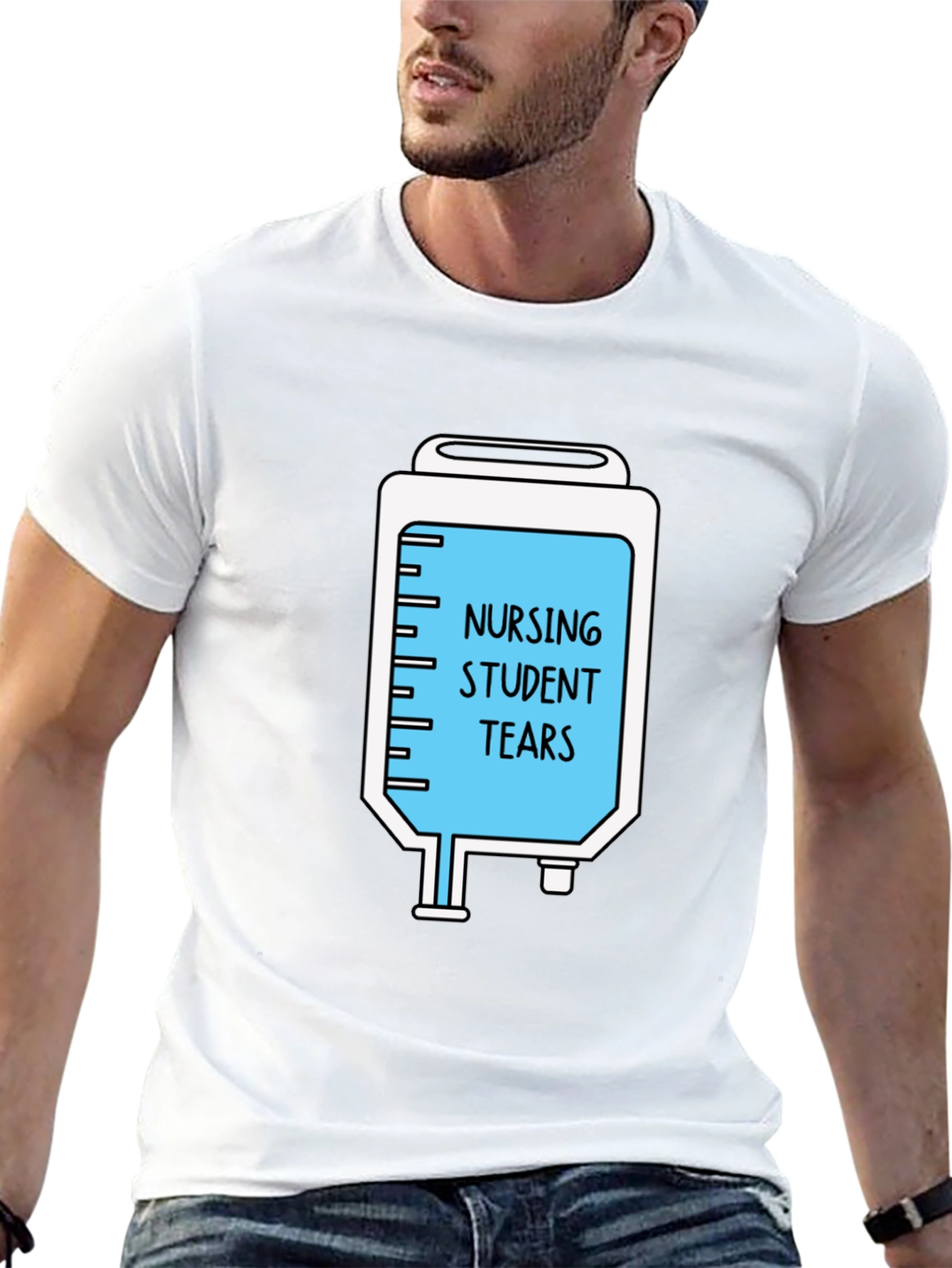 Nursing Student Tears Graphic T-Shirt