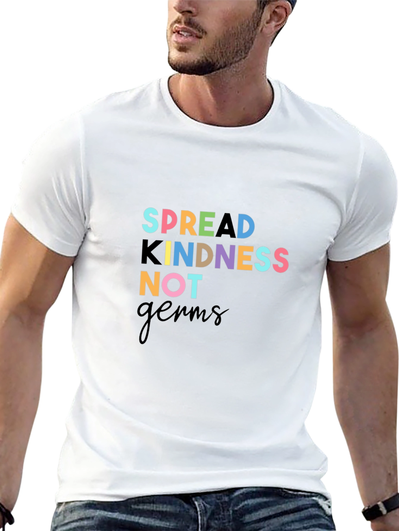 Spread Kindness Black Graphic Tee