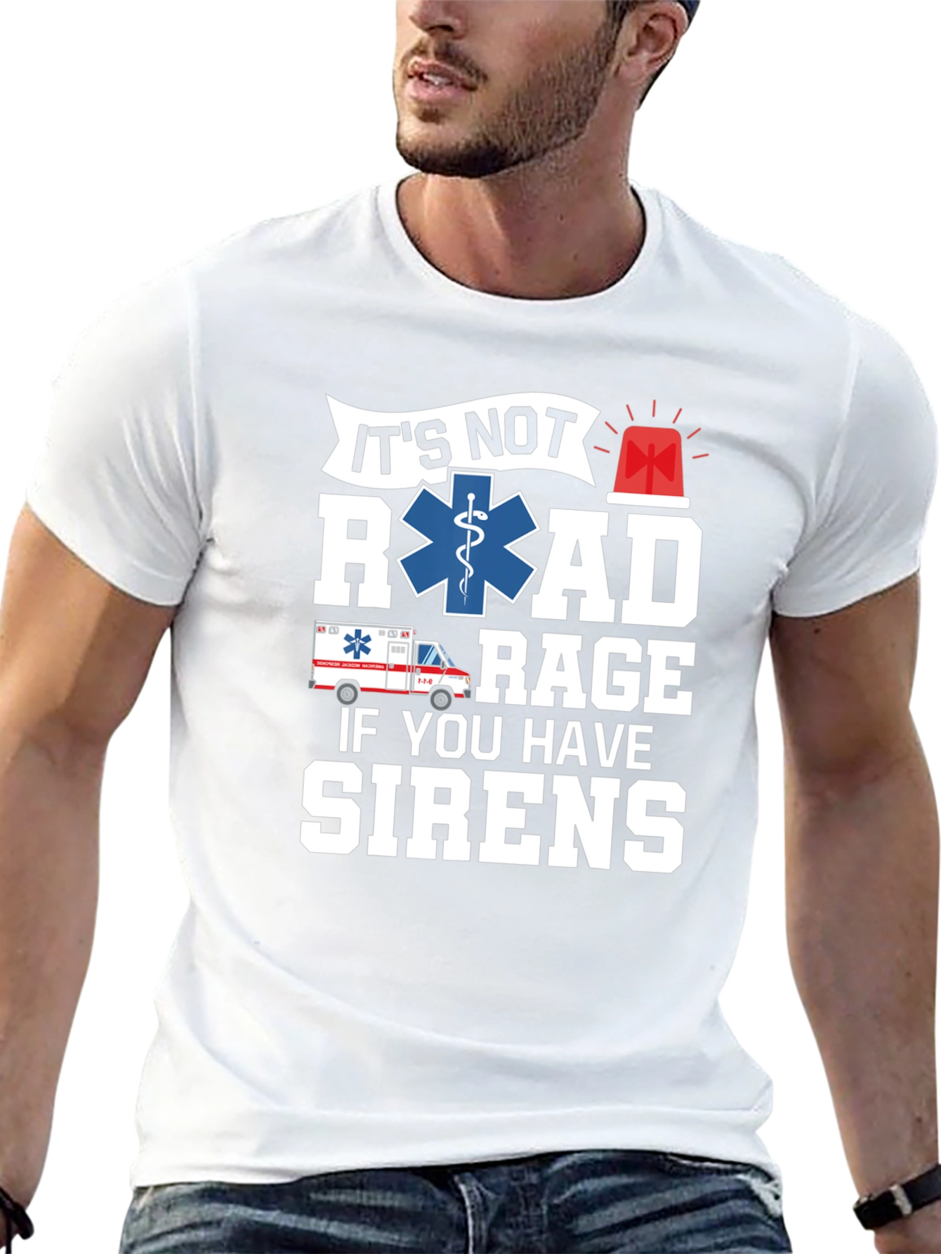 EMS Road Rage Sirens T-Shirt - Paramedic EMT