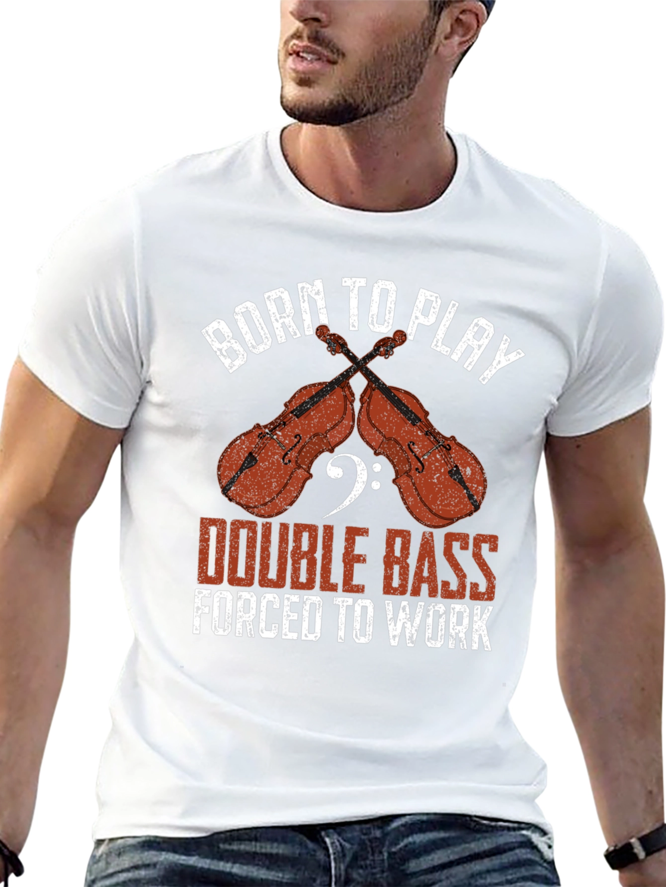 Born to Play Double Bass T-Shirt