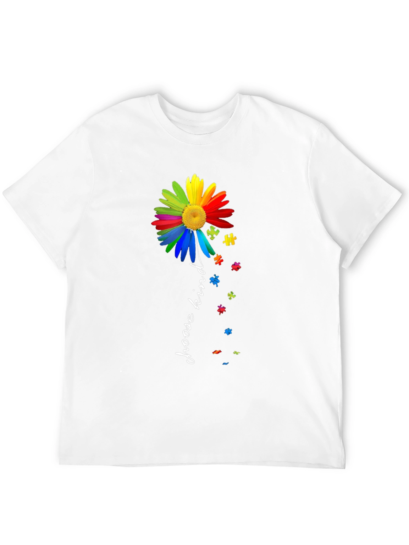 Choose Kind Autism Awareness Flower T-Shirt