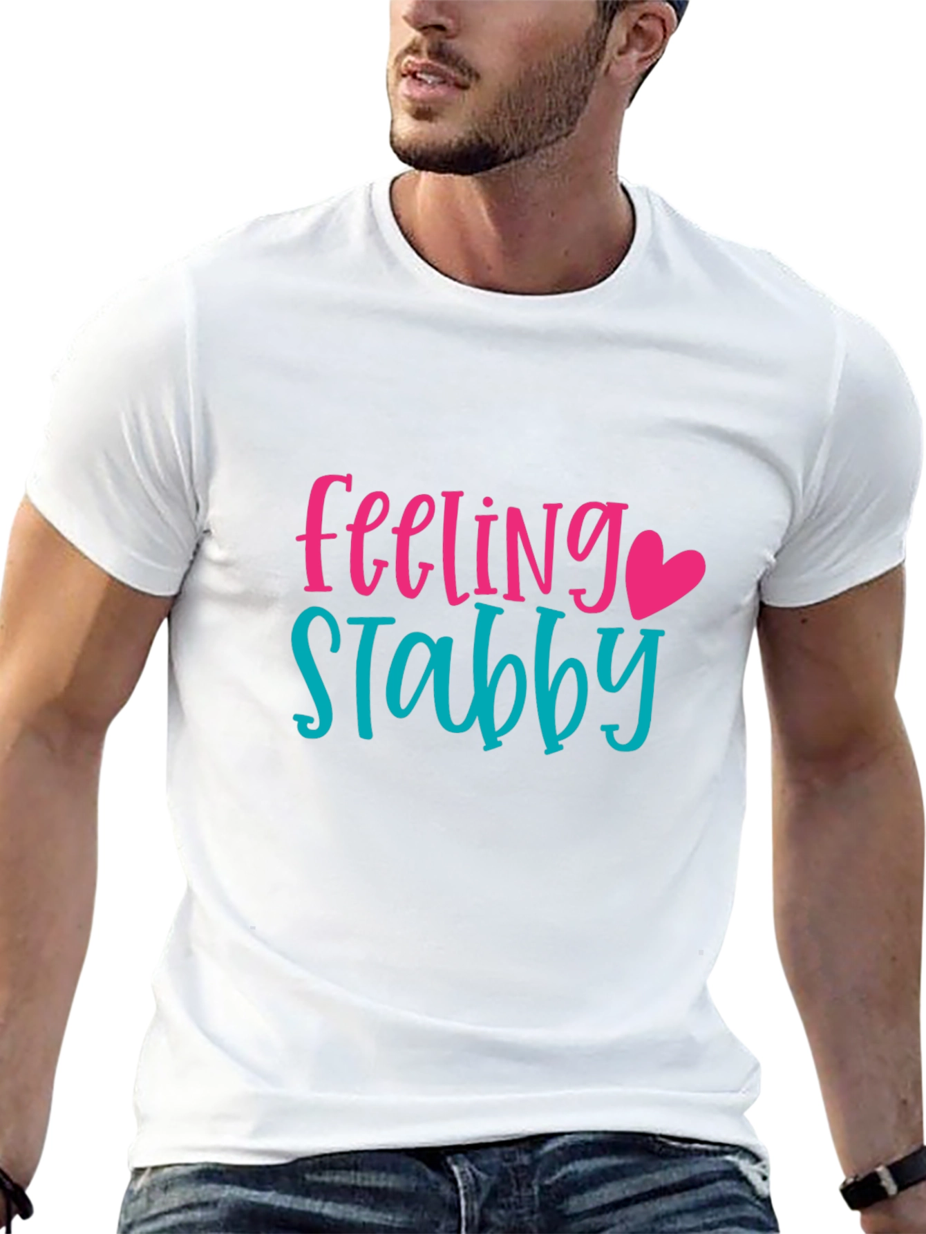 Feeling Stabby Graphic Tee - Humorous T-Shirt